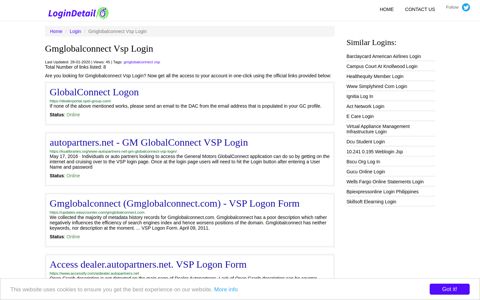 Gmglobalconnect Vsp Login GlobalConnect Logon - https ...