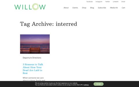 interred Archives - WILLOW enrich ~ energize ~ connect : WILLOW ...
