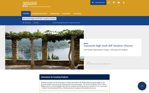 Università degli studi dell' Insubria (Varese)