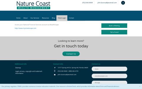 Client Login | Nature Coast Wealth Management