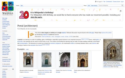 Portal (architecture) - Wikipedia