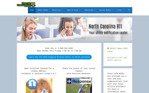 North Carolina 811 – Dig Safely. Contact 811 Before You Dig