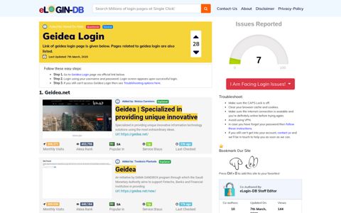 Geidea Login - A database full of login pages from all over the ...
