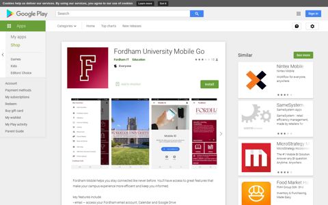 Fordham University Mobile Go - Apps on Google Play