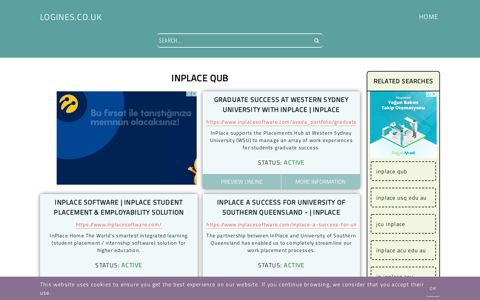 inplace qub - General Information about Login - Logines.co.uk