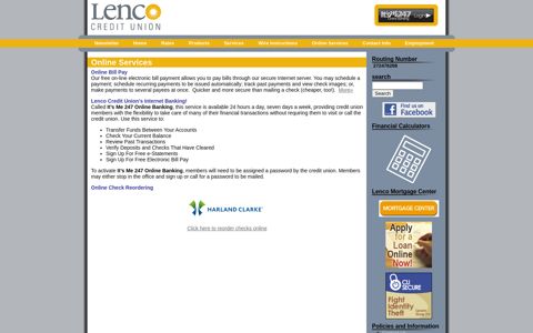 Online Services – Lenco Credit Union