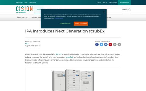 IPA Introduces Next Generation scrubEx - PR Newswire
