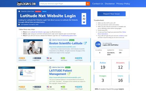 Latitude Nxt Website Login - Logins-DB
