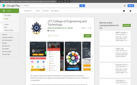 JCT College of Engineering and Technology - Apps on ...
