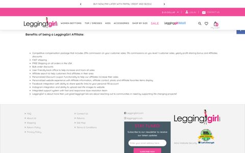 Affiliate Features - Legging Girl