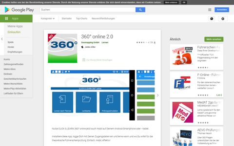 360° online 2.0 – Apps bei Google Play