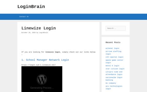 Linewize - School Manager Network Login - LoginBrain