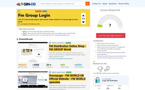 Fm Group Login - A database full of login pages from all over the ...