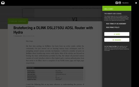 Bruteforcing a DLINK DSL2750U ADSL Router with Hydra ...