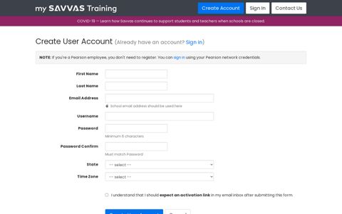 Register | My Savvas Training