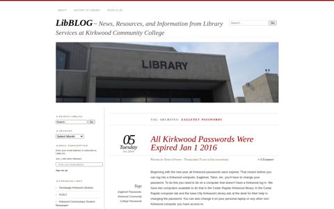 Eaglenet Passwords | LibBLOG