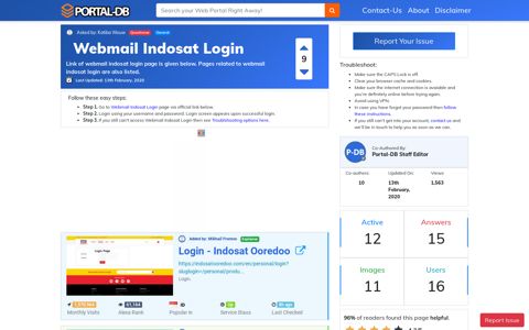 Webmail Indosat Login - Portal-DB.live