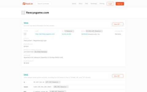 fleecysgame.com (Fleecys|de1 :: Registrierung/Login) - host.io