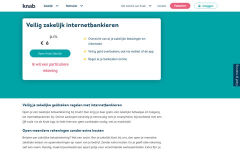 Zakelijk internetbankieren | Knab.nl