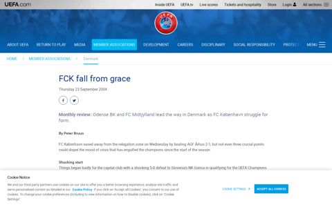 FCK fall from grace | Inside UEFA | UEFA.com
