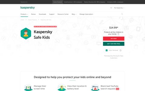 Kaspersky Safe Kids 2021 | Parental Control App | Kaspersky