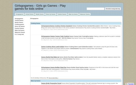 Girlsgogames - Girls go Games - Play games for kids online