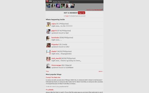 Mobzzy.com: Mobile Chat Online & Fun