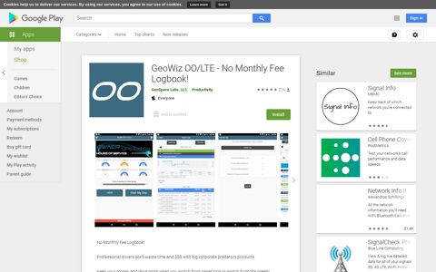GeoWiz OO/LTE - No Monthly Fee Logbook! – Apps on ...
