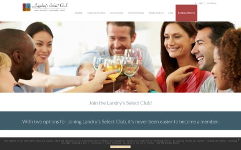 Join Landry's Select Club Today