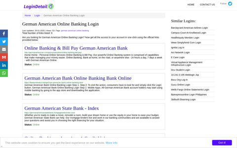 German American Online Banking Login Online Banking & Bill ...
