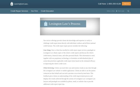 Client Login Site Search - Lexington Law