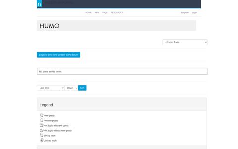 Humo - Nielsen API Portal