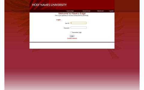 HNU Student Portal Login - Holy Names University