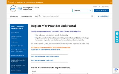 Register for Provider Link Portal | Home Care Services | Home ...