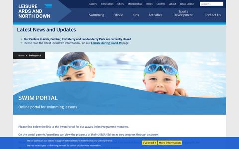 Swim Portal | AND Leisure - Leisure Ards and North Down