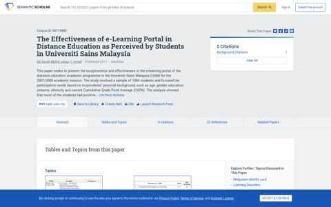 [PDF] The Effectiveness of e-Learning Portal in Distance ...