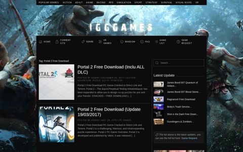 Portal 2 Free Download Archives - IGGGAMES
