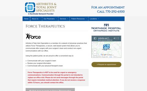 Force Therapeutics - Arthritis & Total Joint Specialists