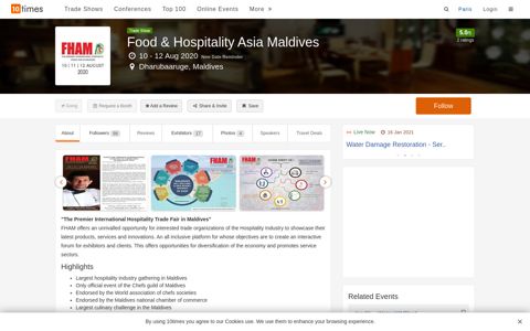 FHAM (Aug 2020), Food & Hospitality Asia Maldives, Maldives ...