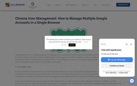 Chrome User Management: How to Manage Multiple Google ...