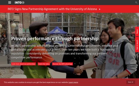 INTO University Partnerships - Corporate Website Home