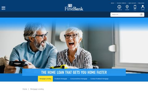 Mortgage Lending, Reverse Mortgage ... - First Bank
