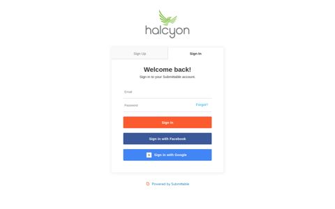 Halcyon Sign In - Halcyon Halcyon - Submittable