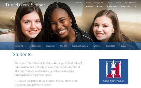 Students - The Harvey School