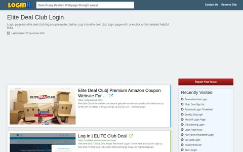 Elite Deal Club Login - Loginii.com