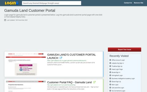 Gamuda Land Customer Portal - Loginii.com