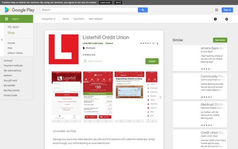 Listerhill Credit Union - Apps on Google Play