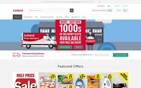 Online Food Shopping | Iceland Groceries