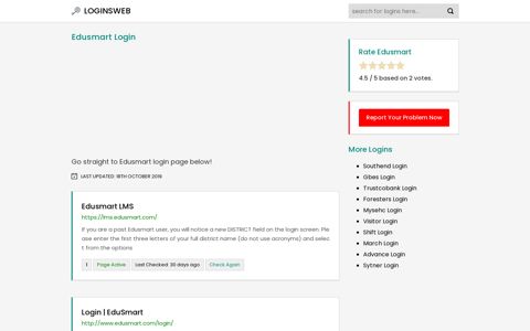 Edusmart Login - Find the desired login page straight!