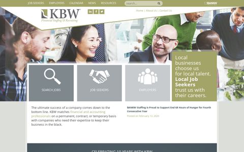 KBW Home - BANKW Staffing